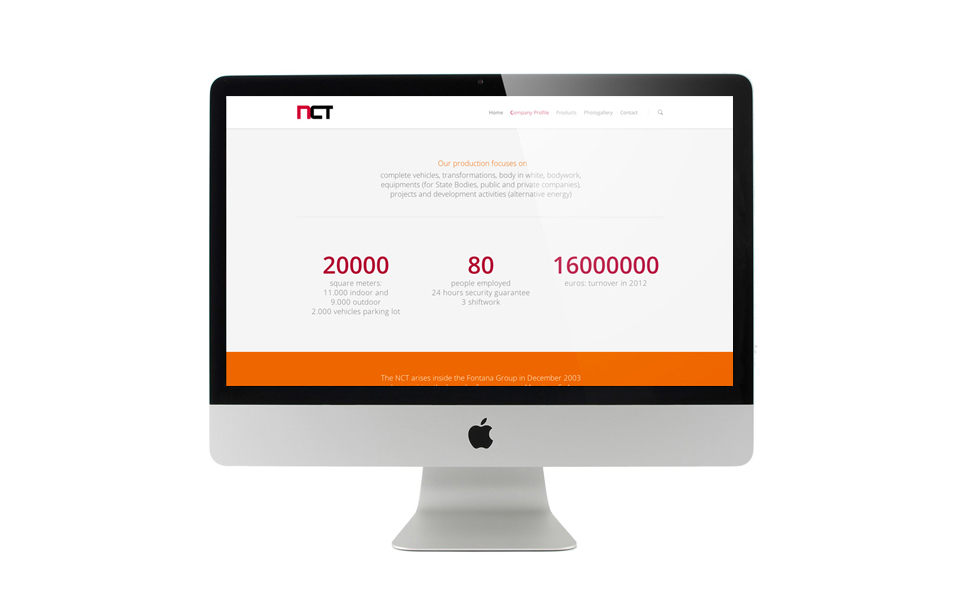 web design responsive torino: NCT di BwithC
